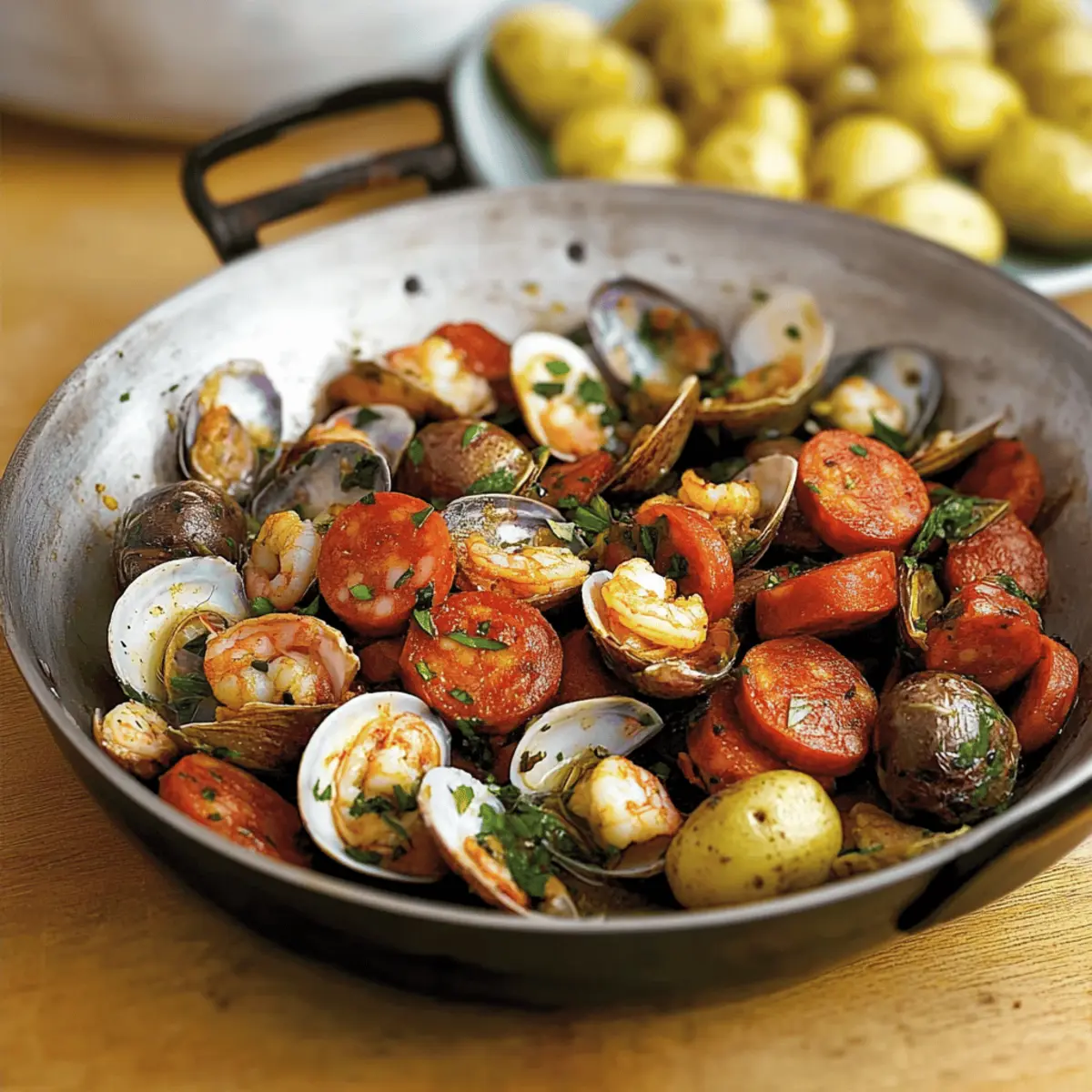 Clams With Chorizo