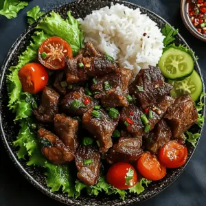 Cambodian Pepper Beef (Lok Lak)