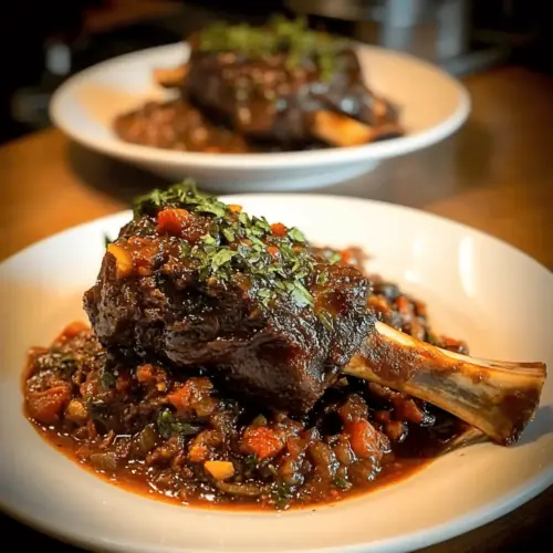Coffee-Braised Lamb Shanks