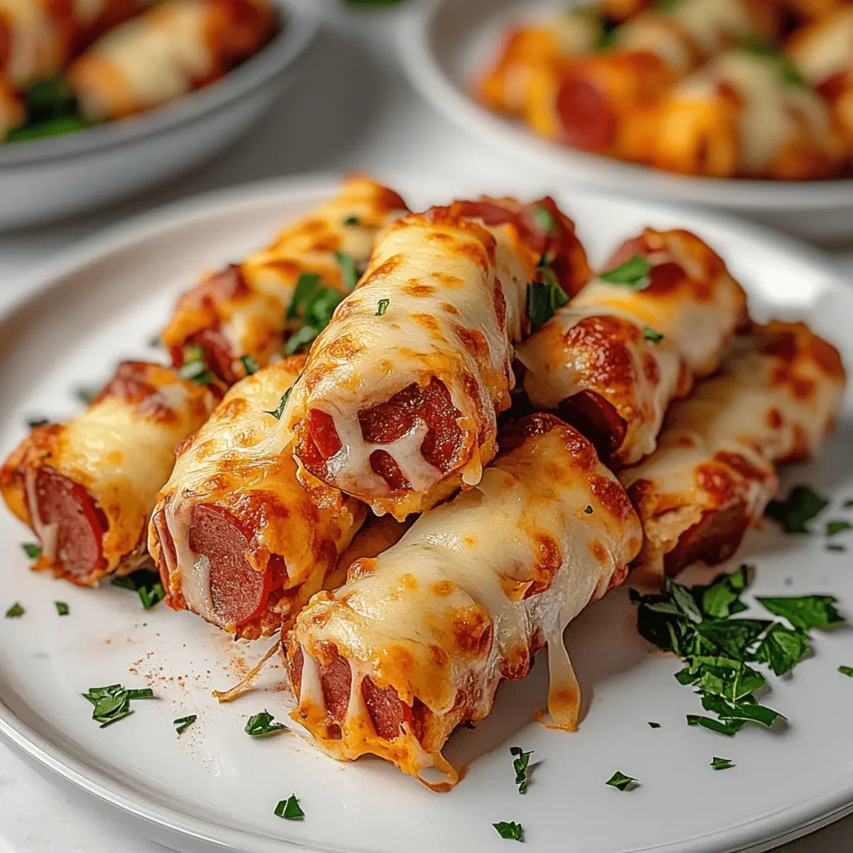 Keto Pepperoni Cheese Roll-Ups