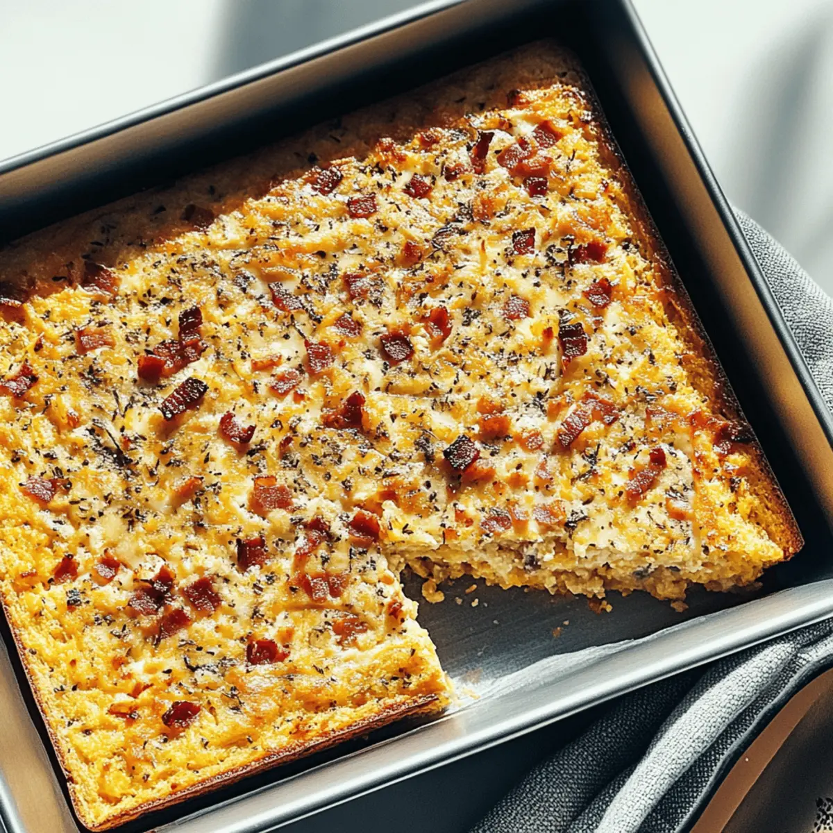 Cornbread Breakfast Casserole
