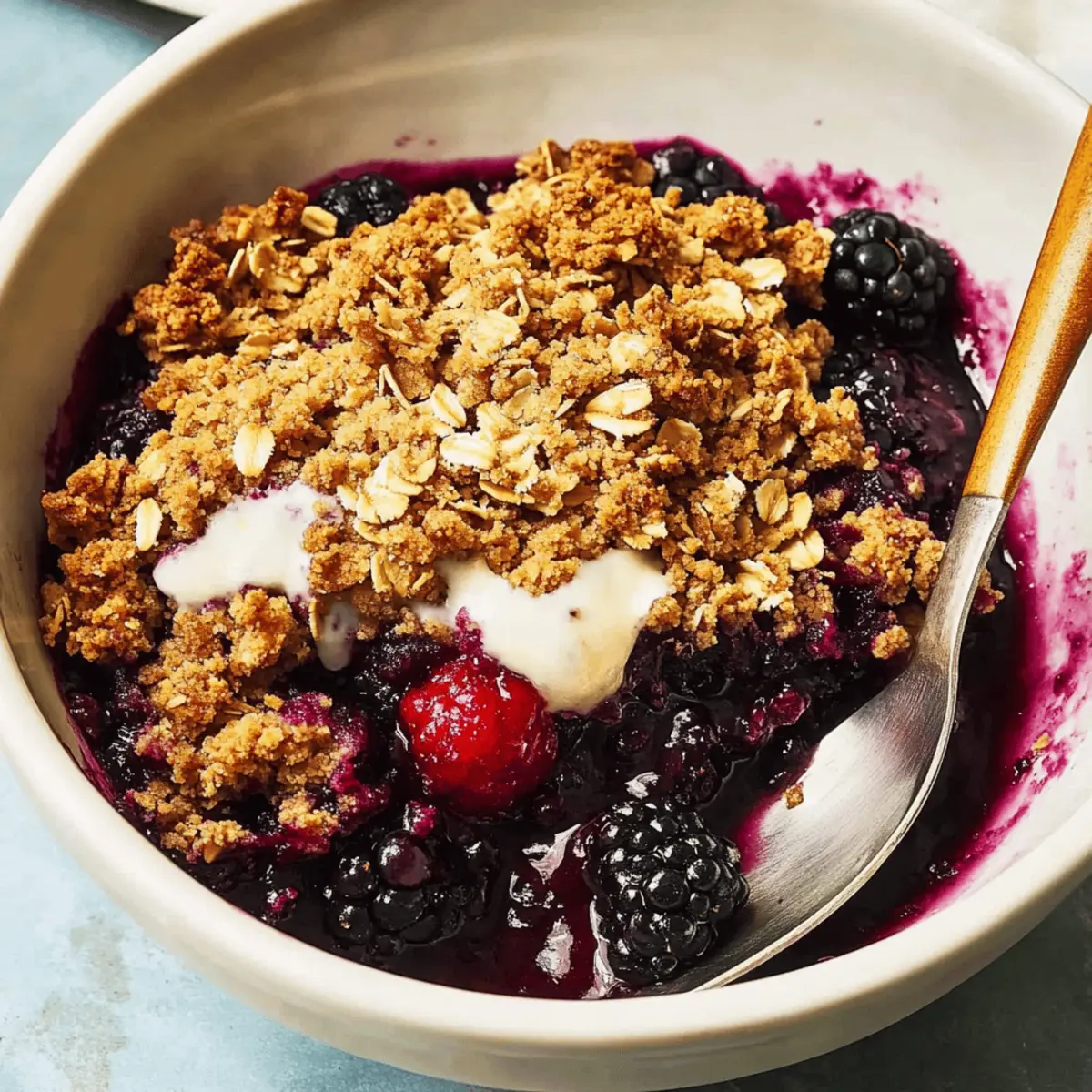 Blackberry Crisp
