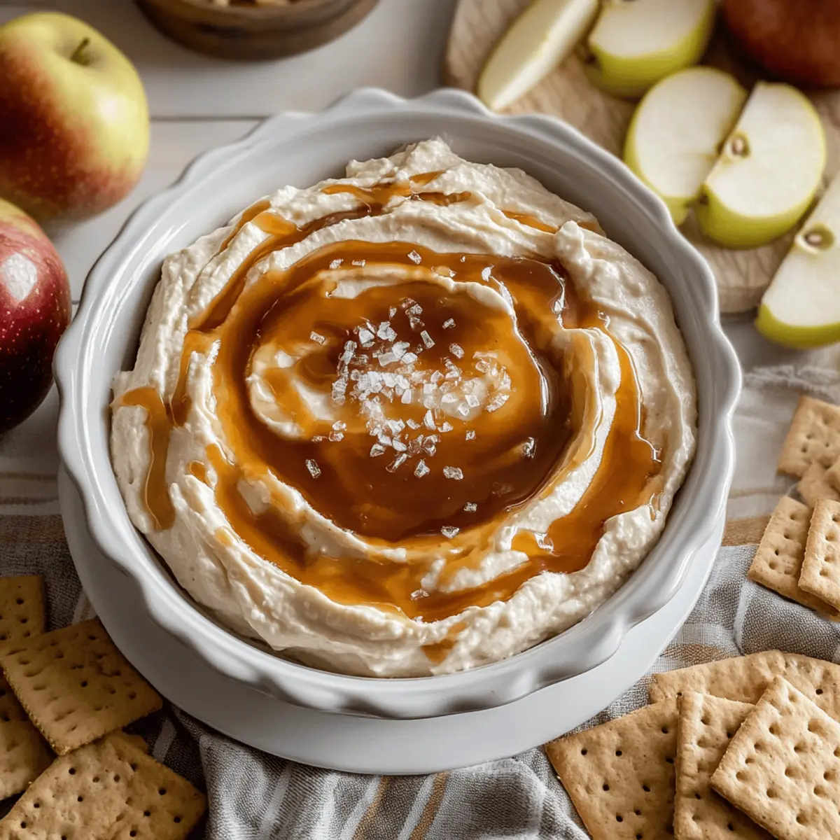 Caramel Apple Cheesecake Dip