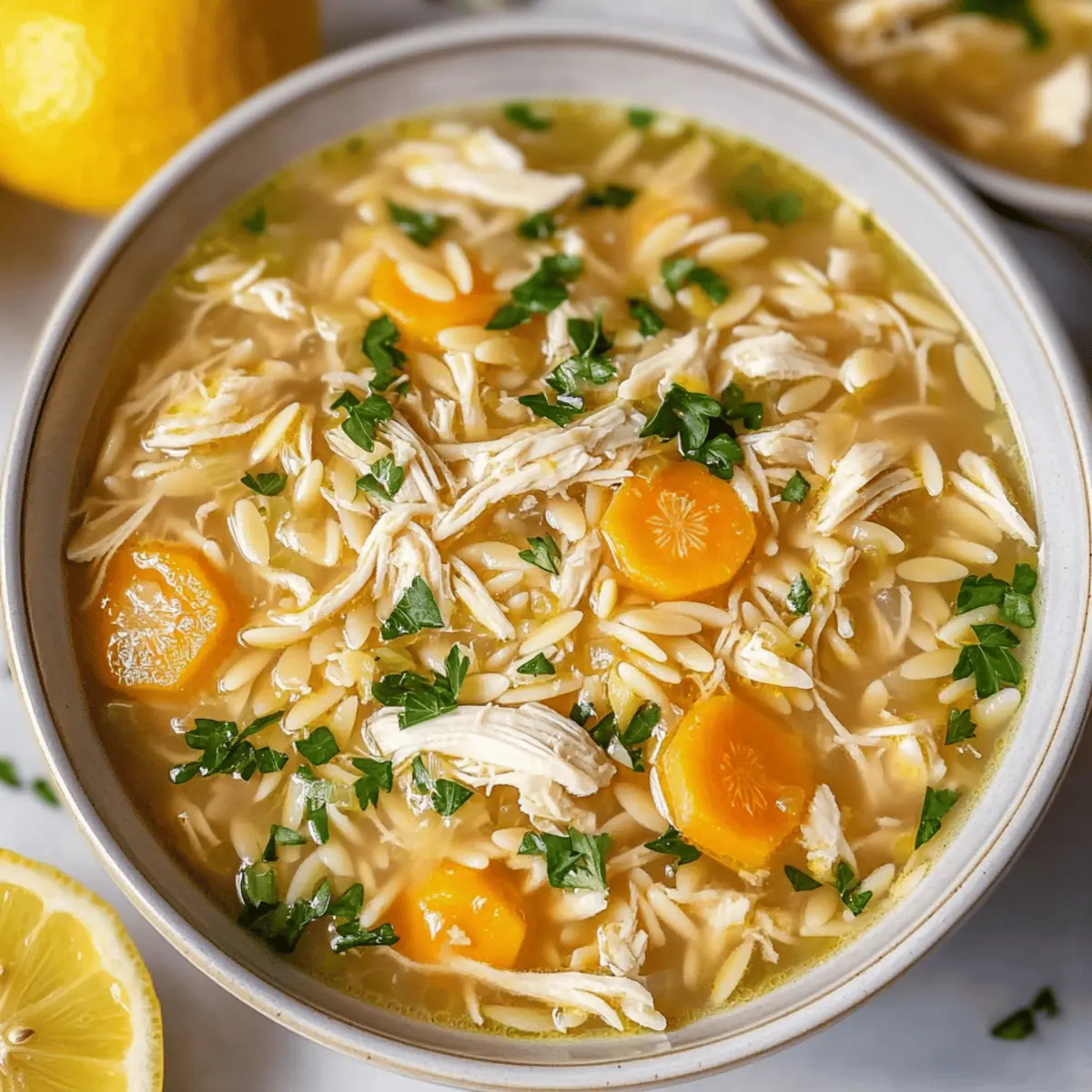 Lemon Chicken Soup