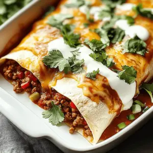Ground Beef Enchiladas