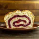 Raspberry Swirl Brioche Loaf
