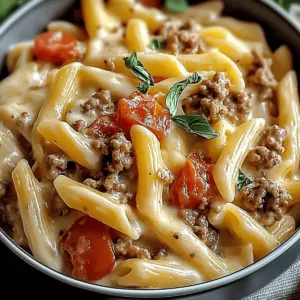 Rotel Pasta with Ground Beef
