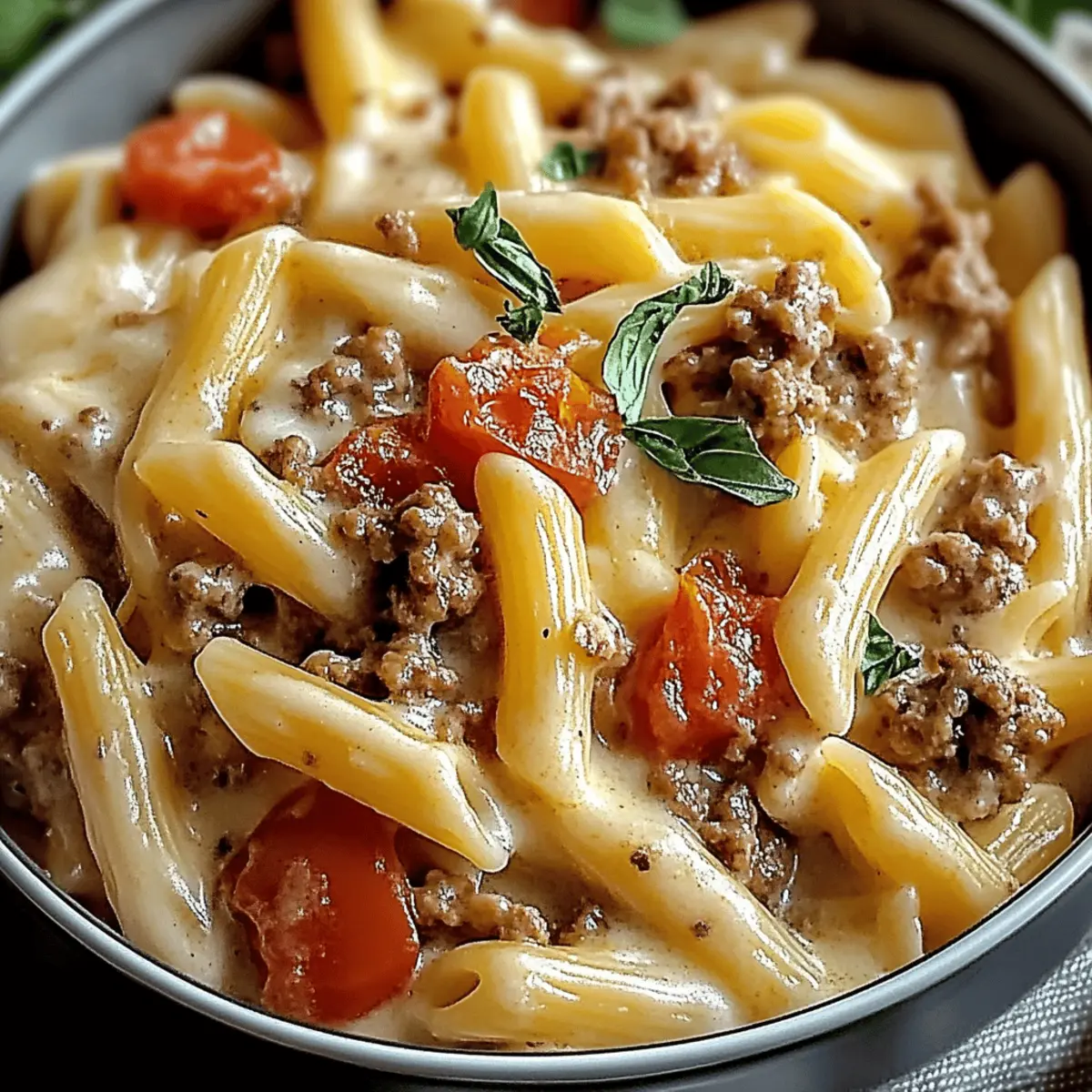 Rotel Pasta with Ground Beef