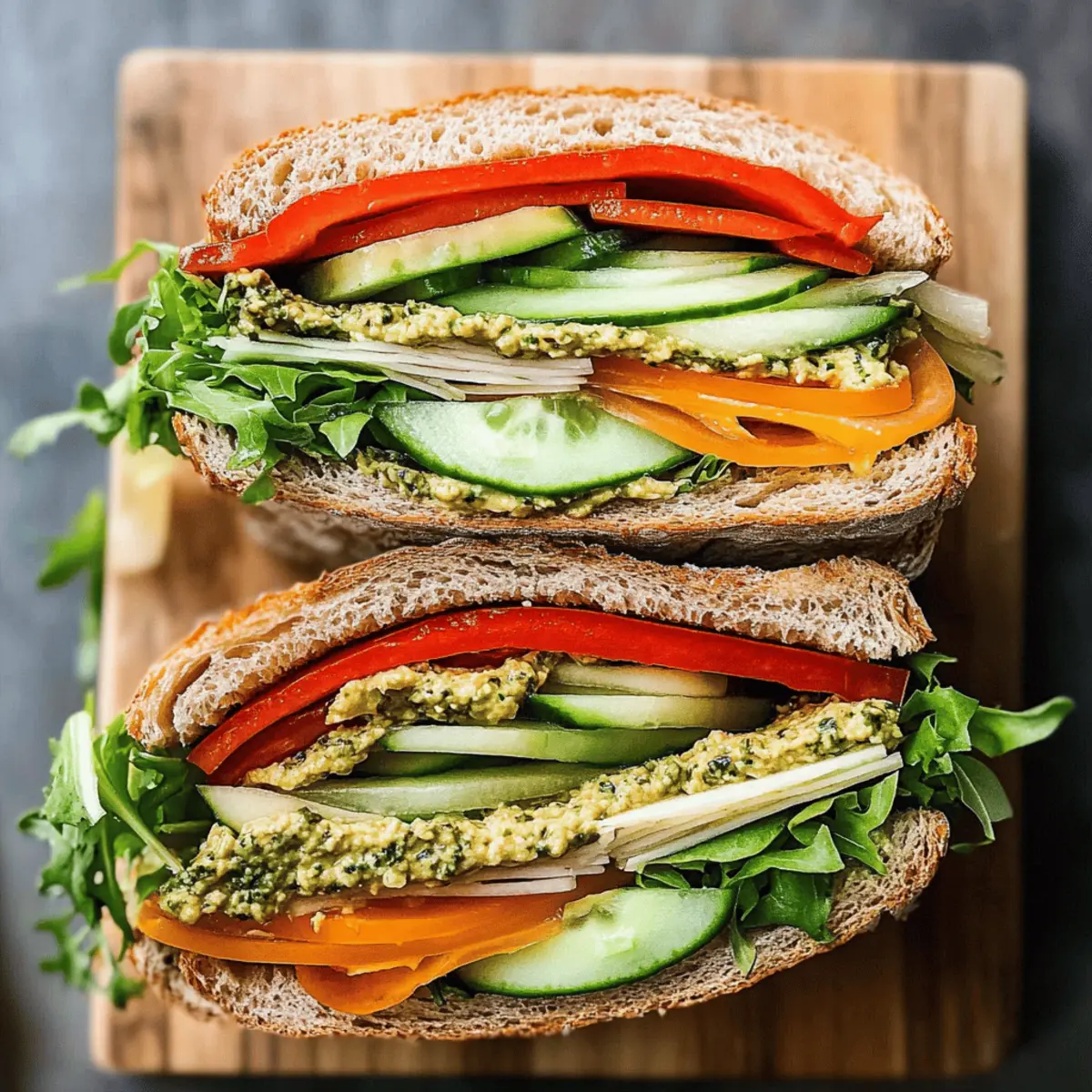 Ultimate Veggie Sandwich