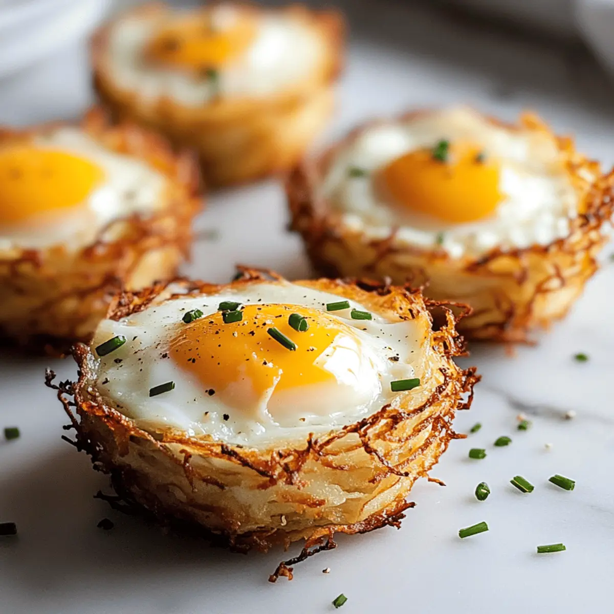 Crispy Hash Brown Egg Baskets