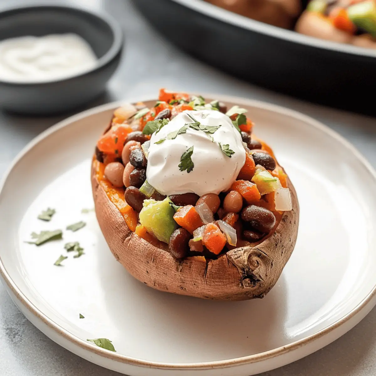 Burrito-Stuffed Sweet Potatoes
