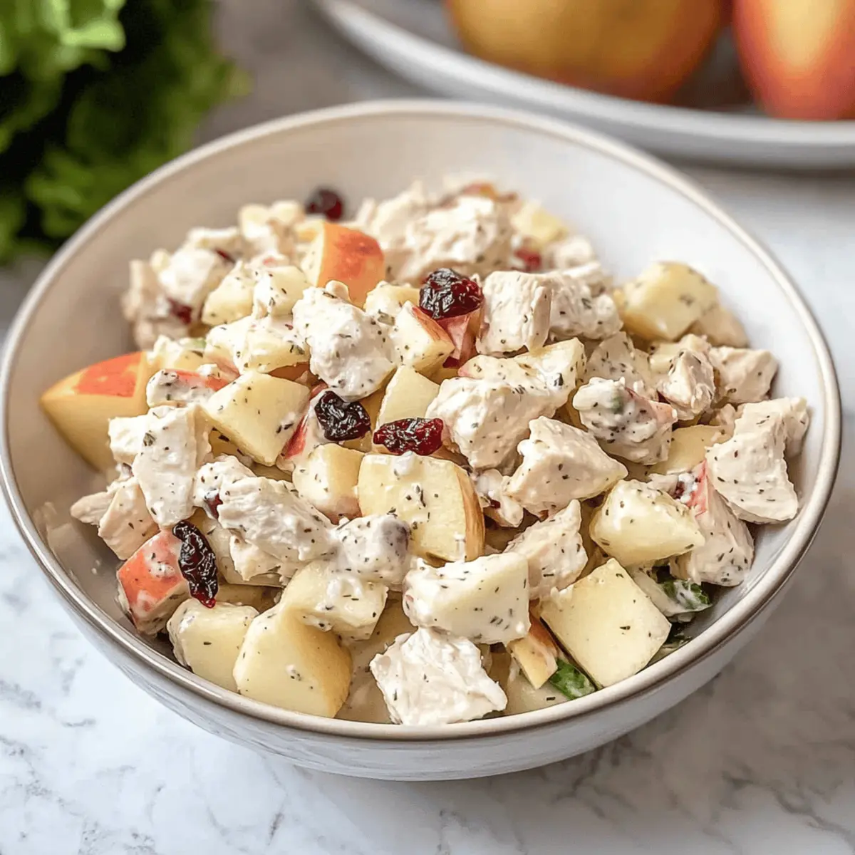 Chicken Salad with Apples