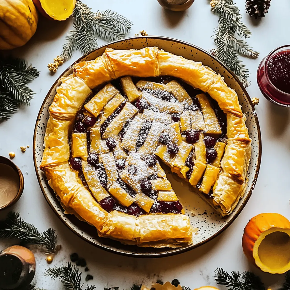 Vegan Pumpkin Filo Pie