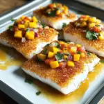Coconut Crusted Fish with Mango Salsa