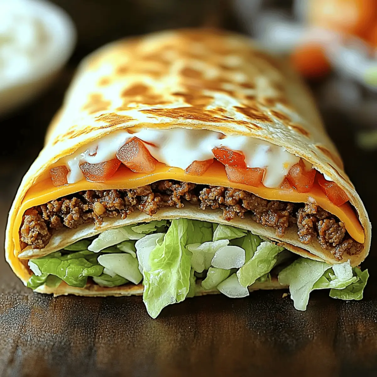 Taco Bell Crunchwrap Supreme Copycat