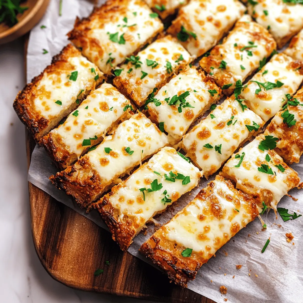 CHEESY GARLIC BREAD