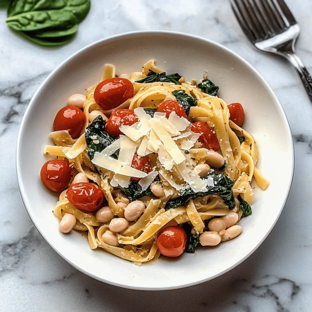 Tuscan White Bean Pasta