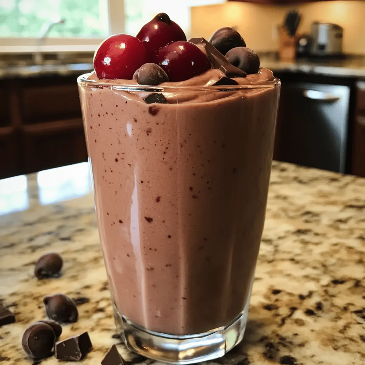 Chocolate Cherry Smoothie