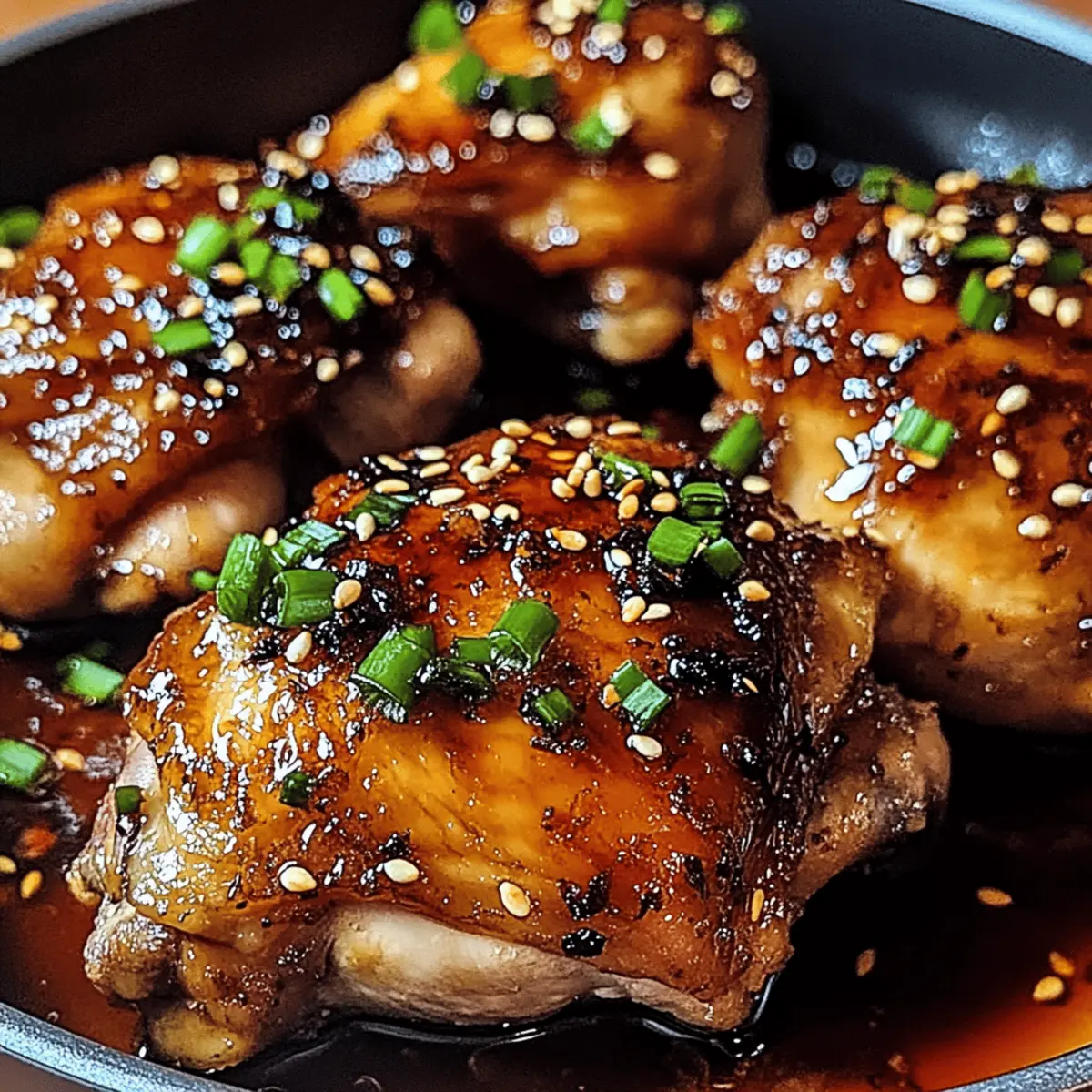 Honey Garlic Chicken Thighs