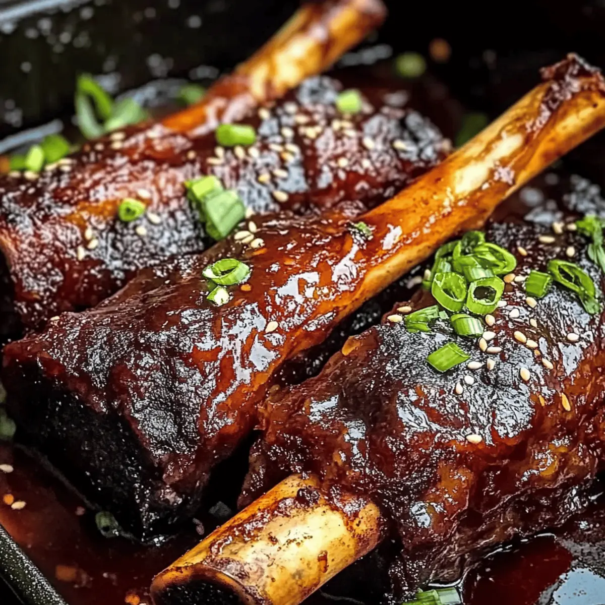 Caramelized Slow Roast Asian Beef Short Rib