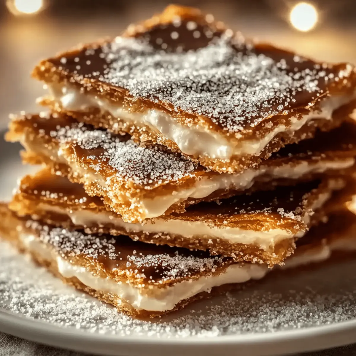 Churro Saltine Toffee