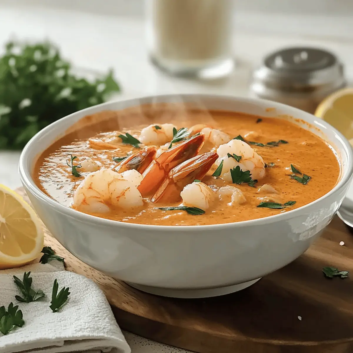 Crab and Shrimp Seafood Bisque