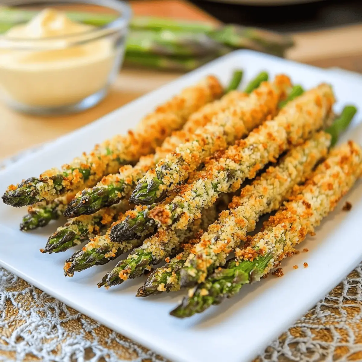 Crispy Baked Asparagus Fries