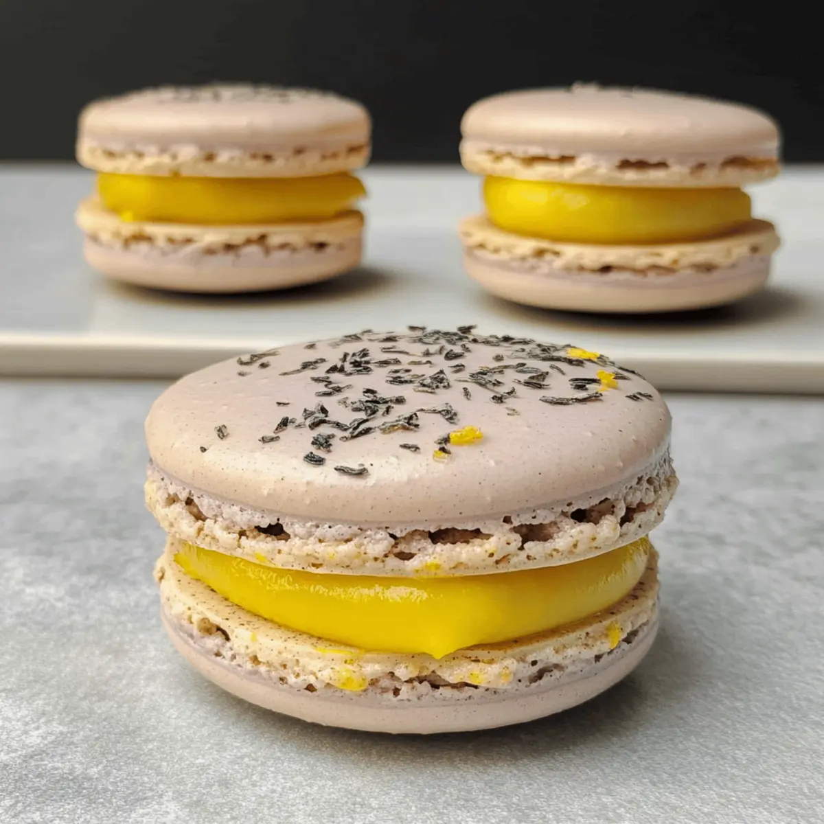 Earl Grey Macarons