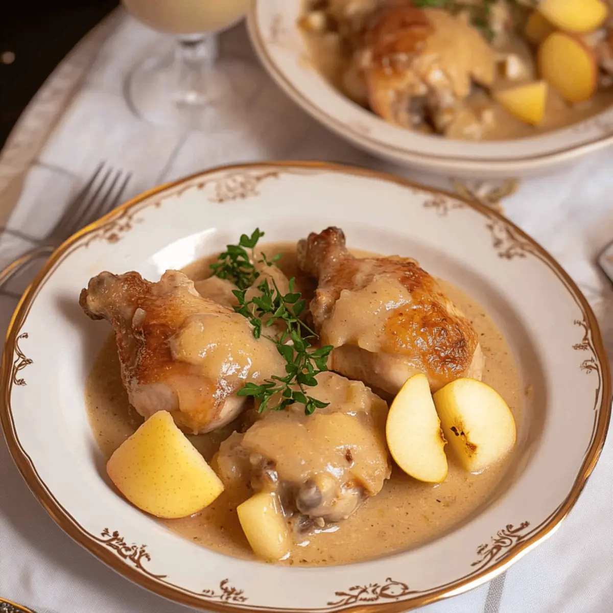 French Apple Cider Chicken