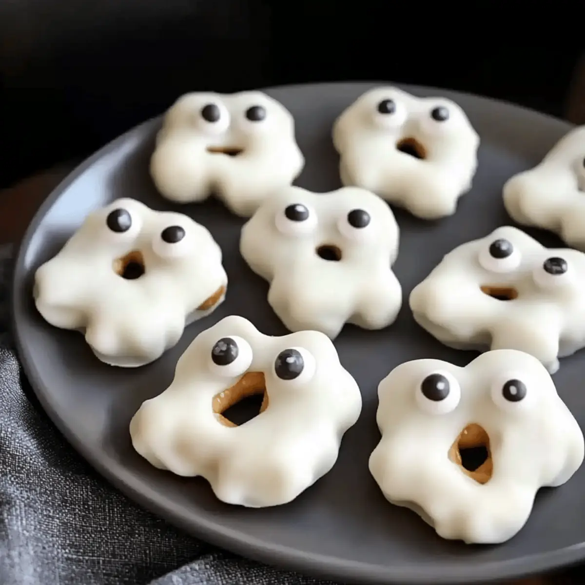 Ghost Pretzels