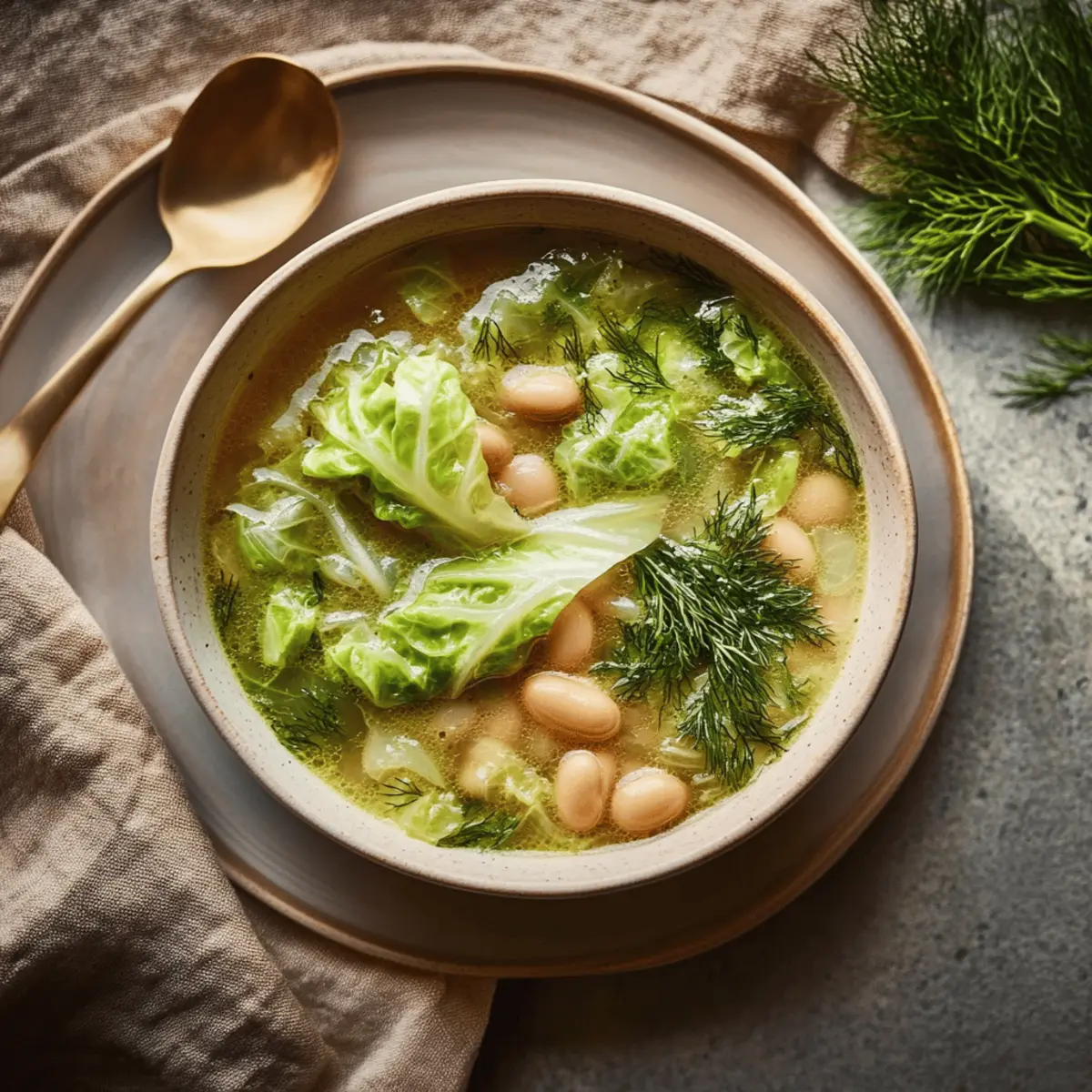 Lemon Dill Cabbage Soup