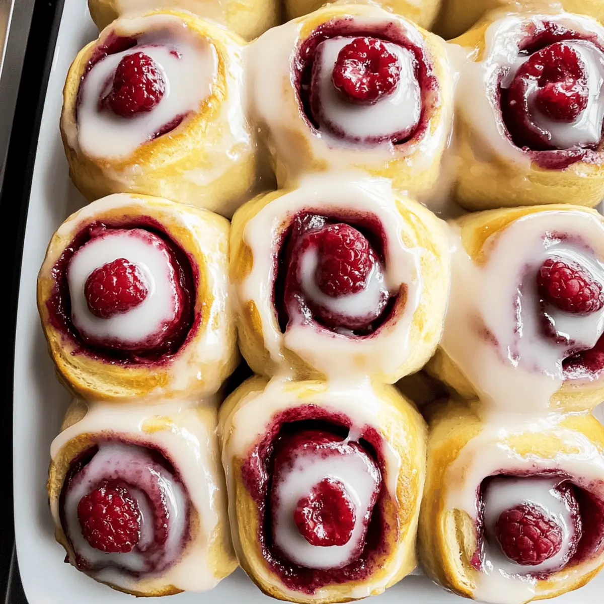 Raspberry Cinnamon Rolls