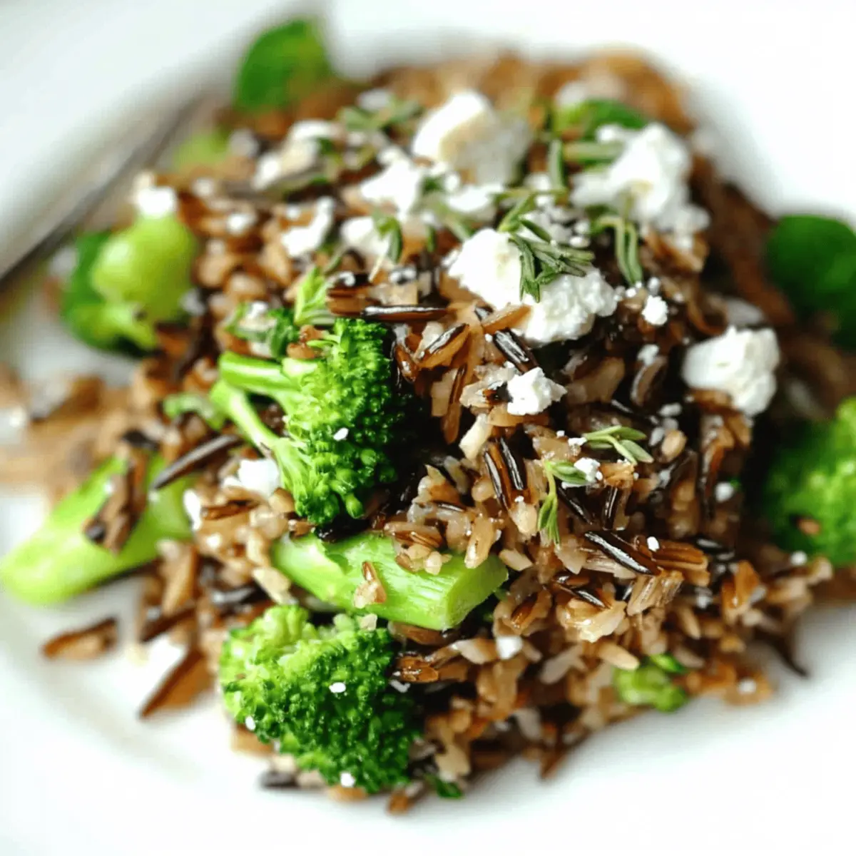 Rosemary Goat Cheese Wild Rice
