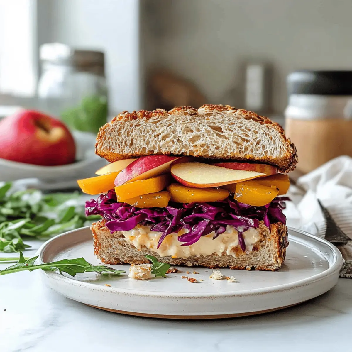 Butternut Apple Cranberry Sandwich