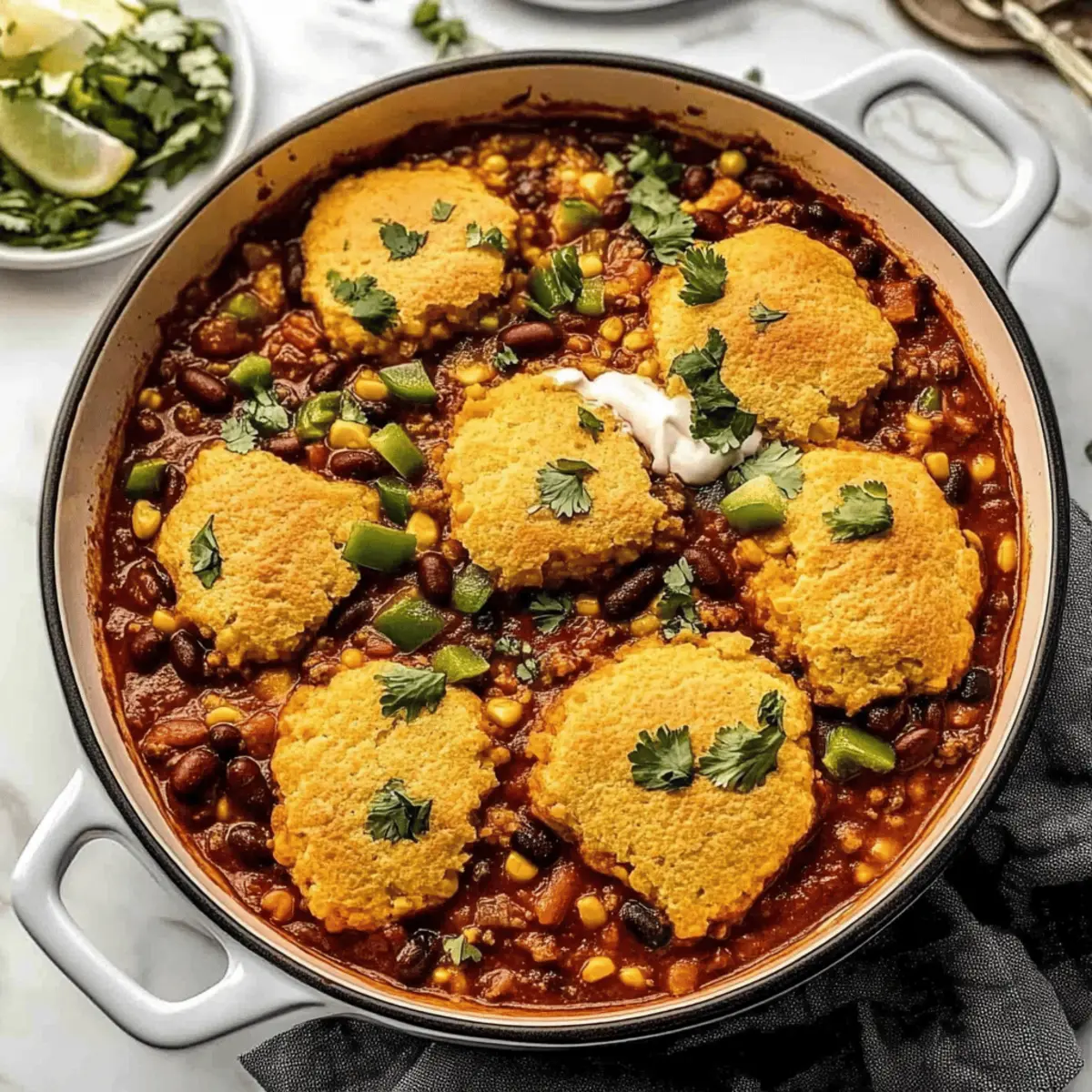 Chili Cornbread Casserole