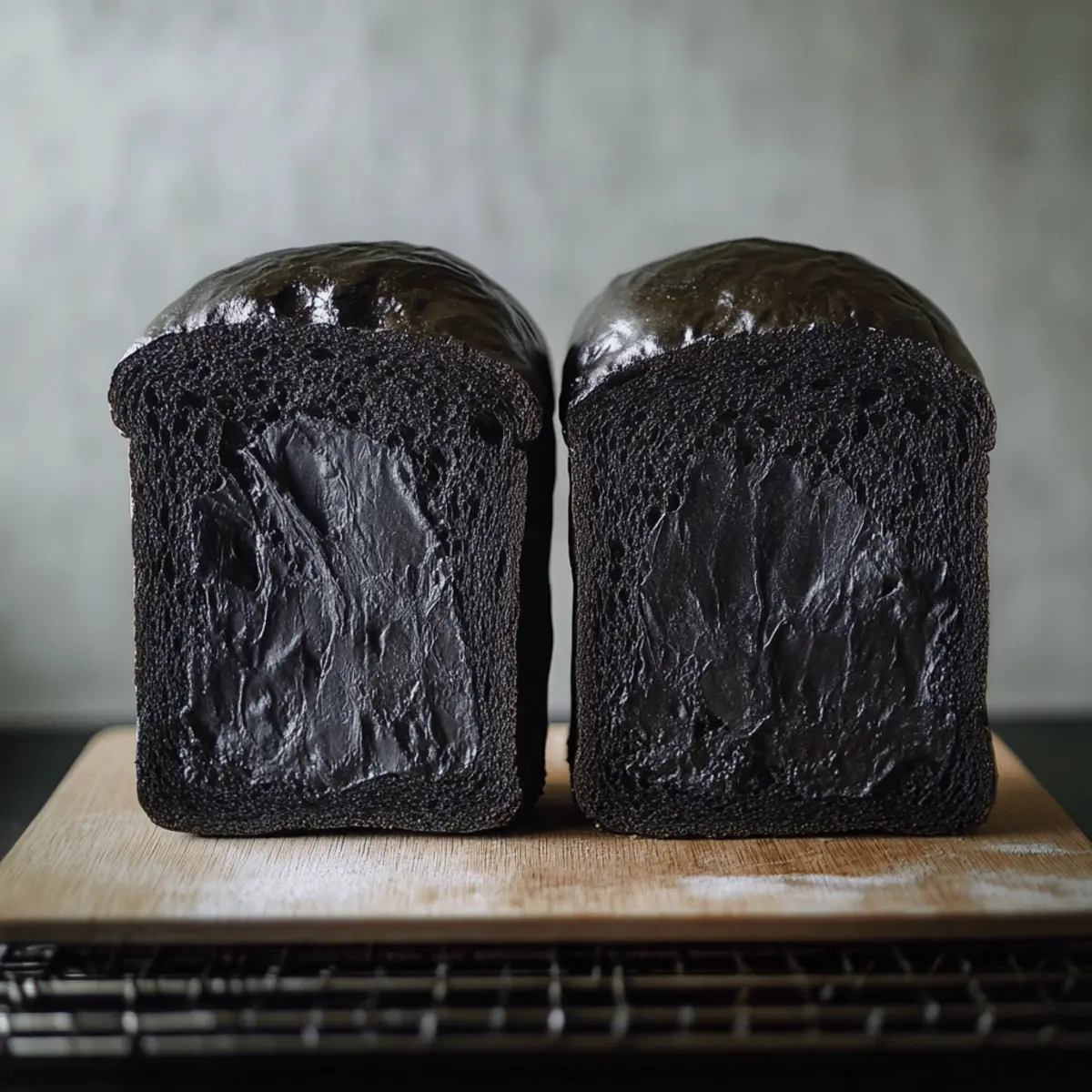 Cheese Stuffed Braided Pretzel RingYudane Charcoal Bread