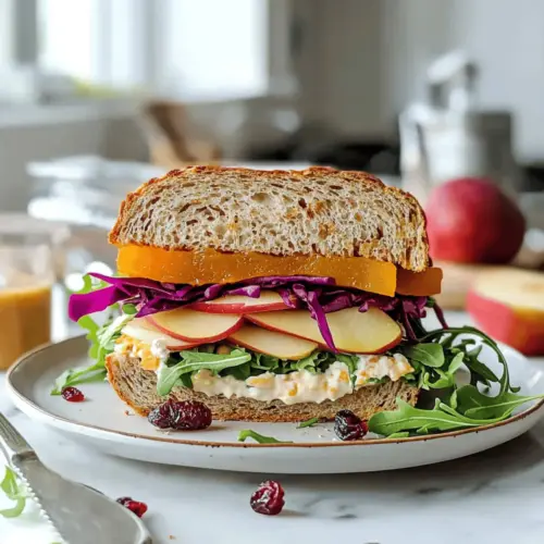 Butternut Apple Cranberry Sandwich