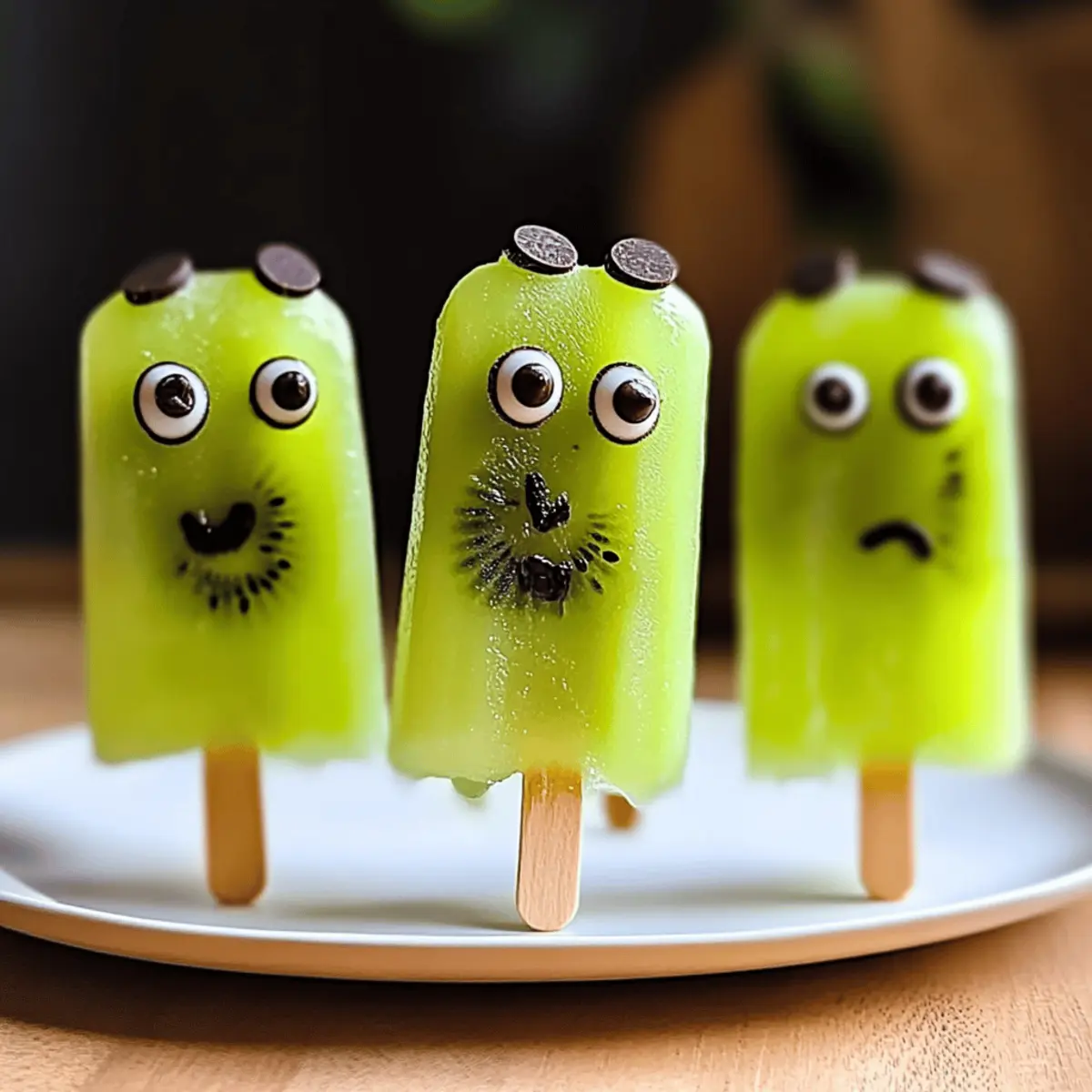 frankenstein kiwi pops