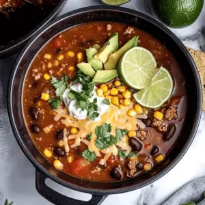 Beef Taco Soup