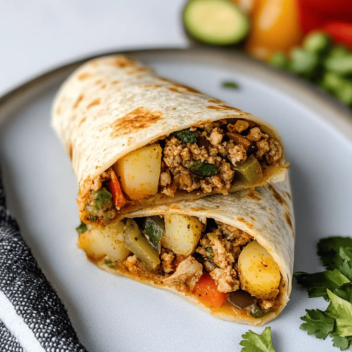 Freezer-Friendly Green Chile Chicken Burritos