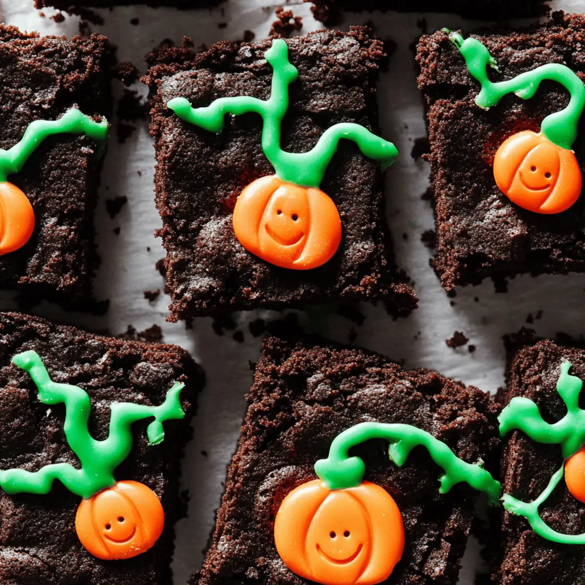 Pumpkin Patch Brownies