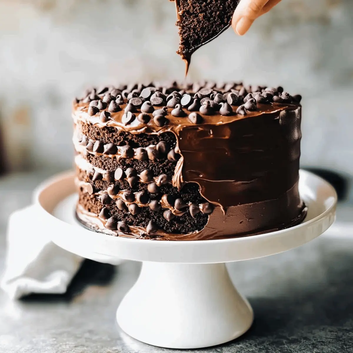 Blackout Chocolate Cake