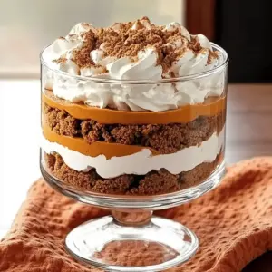 Pumpkin-Butterscotch Gingerbread Trifle