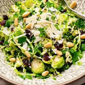 Shaved Brussels Sprout Salad