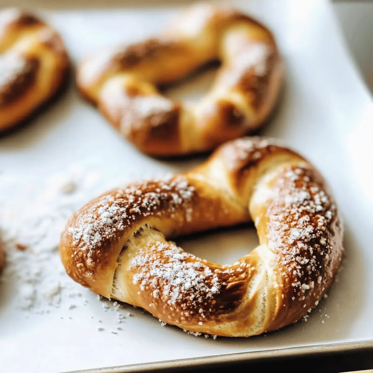 Basic Soft Pretzels