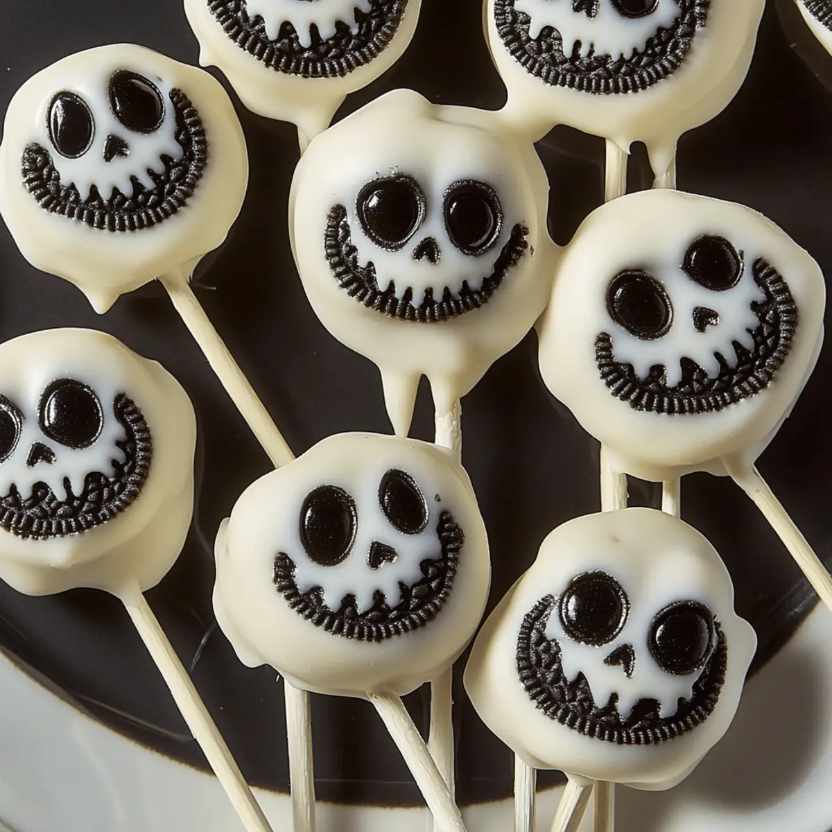 Jack Skellington Oreo Pops
