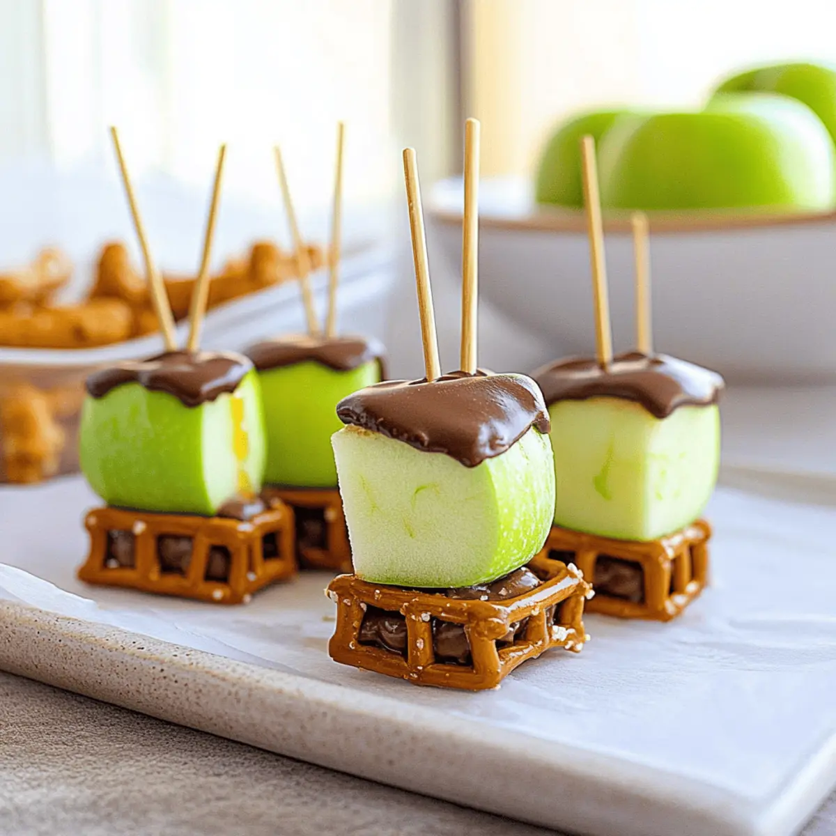 3-Ingredient Caramel Apple Bites