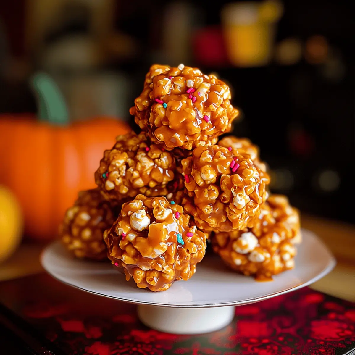Caramel Popcorn Balls
