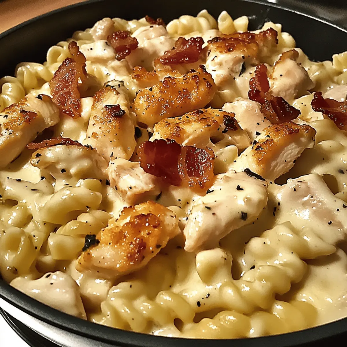Chicken Bacon Ranch Pasta