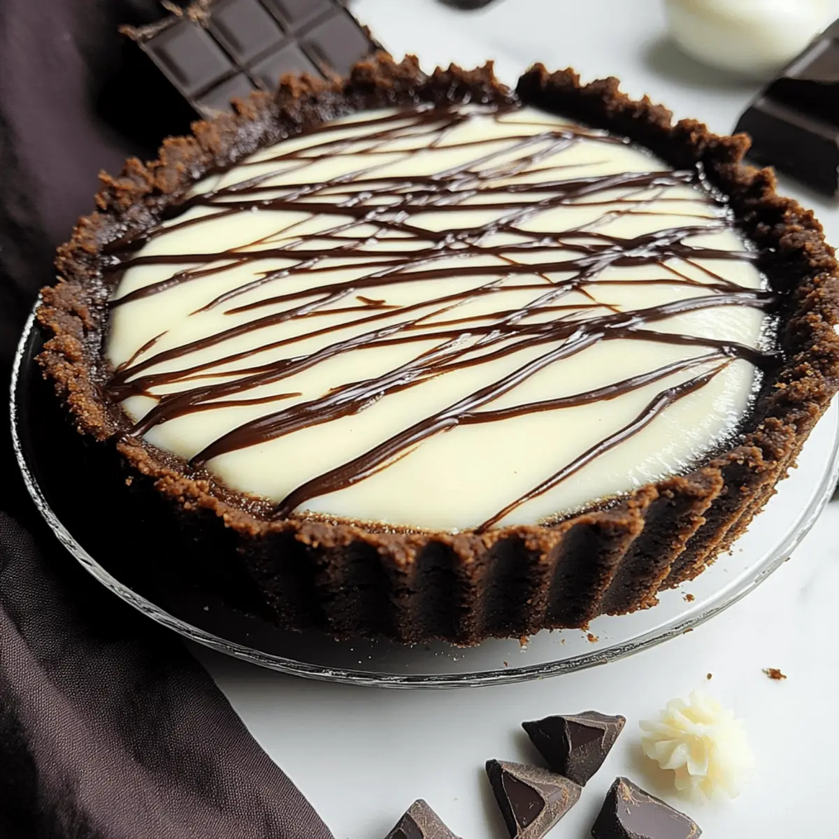 Chocolate Custard Tart